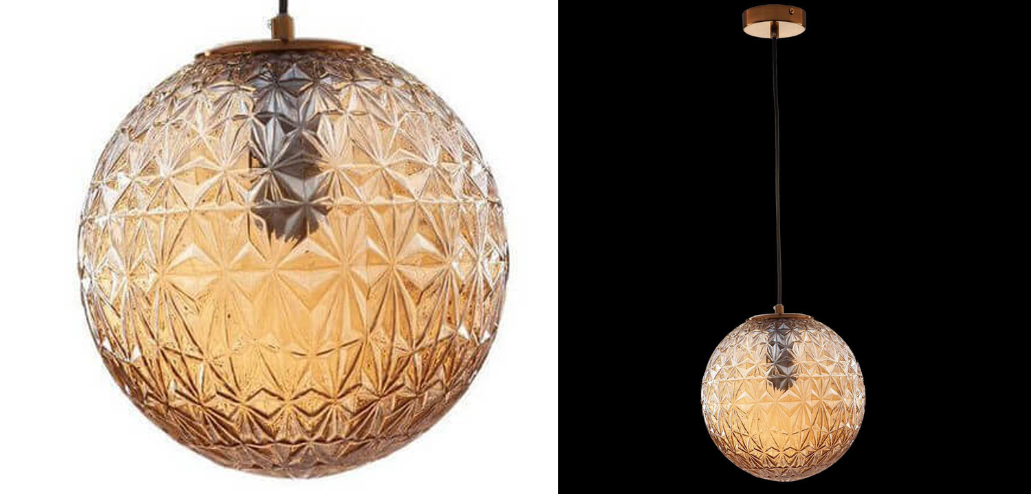 Подвесной светильник Benesit amber - фото