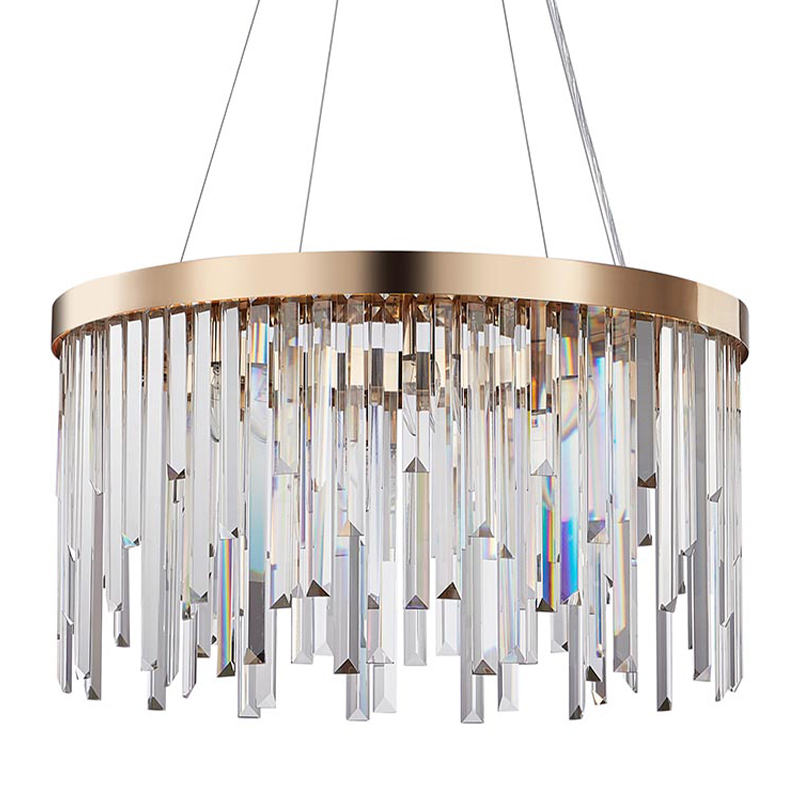 Люстра Bennett Chandelier gold 60 Золотой Прозрачный Люстра Bennett Chandelier gold 60 Золотой Прозрачный в Рязани | Loft Concept