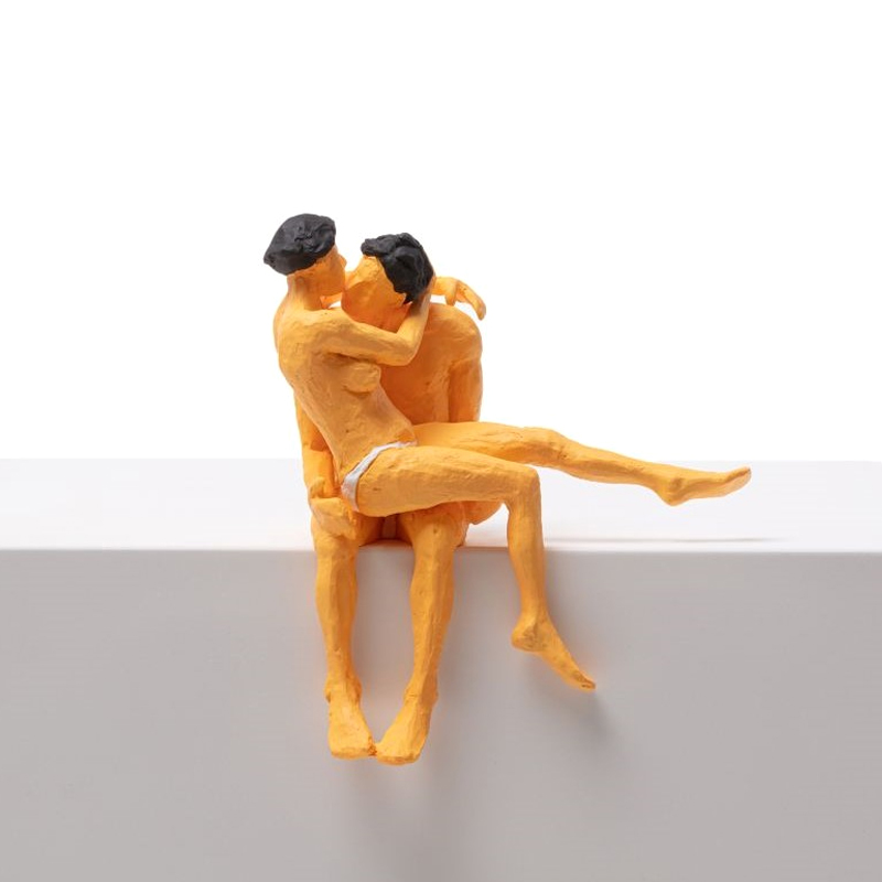 Статуэтка Seletti David & Esther Желтый Белый Статуэтка Seletti David & Esther Желтый Белый в Рязани | Loft Concept