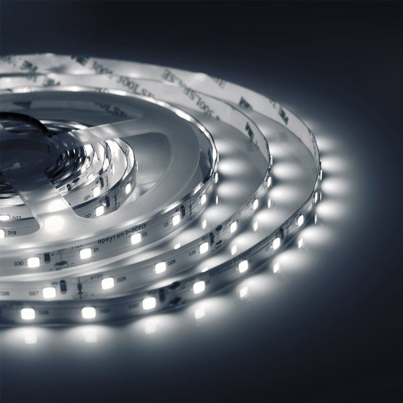 Светодиодная влагозащищенная лента 4,8W/m 60LED/m 3528SMD 5м холодный белый Белый Светодиодная влагозащищенная лента 4,8W/m 60LED/m 3528SMD 5м холодный белый Белый в Рязани | Loft Concept