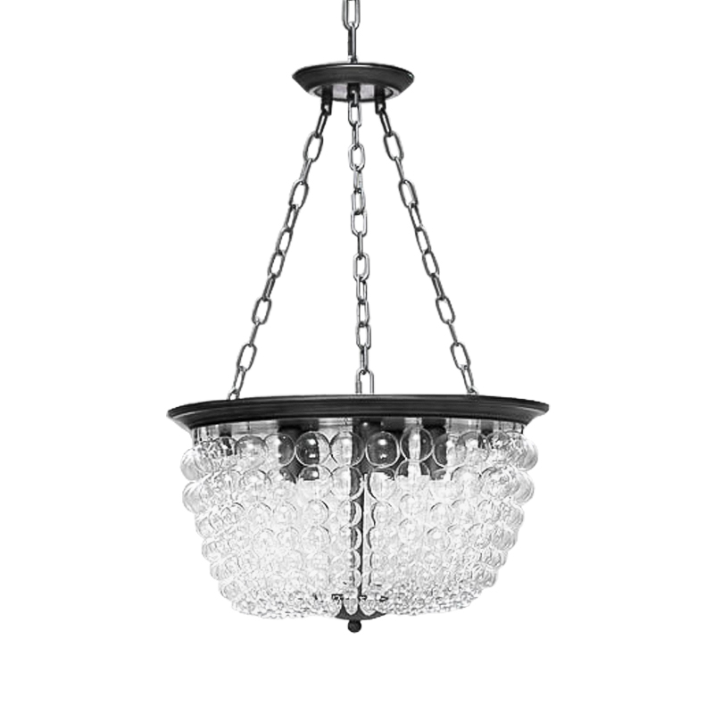 Люстра Bubble Blower Chandeliers Графит Прозрачный в Рязани | Loft Concept 