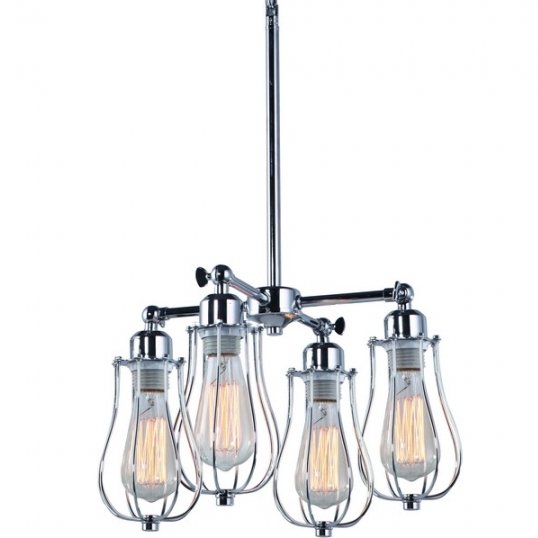 Подвесной светильник Marconi Cage Pendant Quatro Подвесной светильник Marconi Cage Pendant Quatro в Рязани | Loft Concept