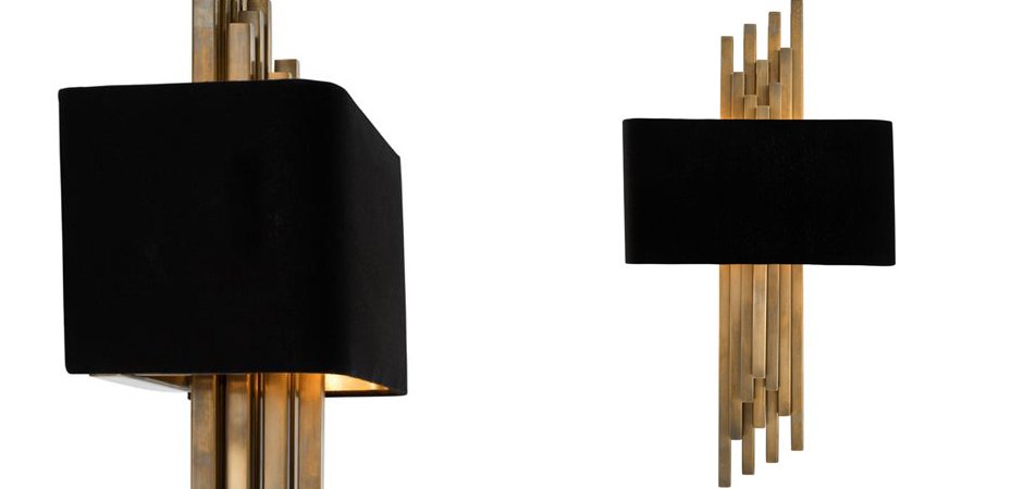 Бра Eichholtz Wall Lamp Caruso Brass Бра Eichholtz Wall Lamp Caruso Brass - Loft-Concept в Рязани