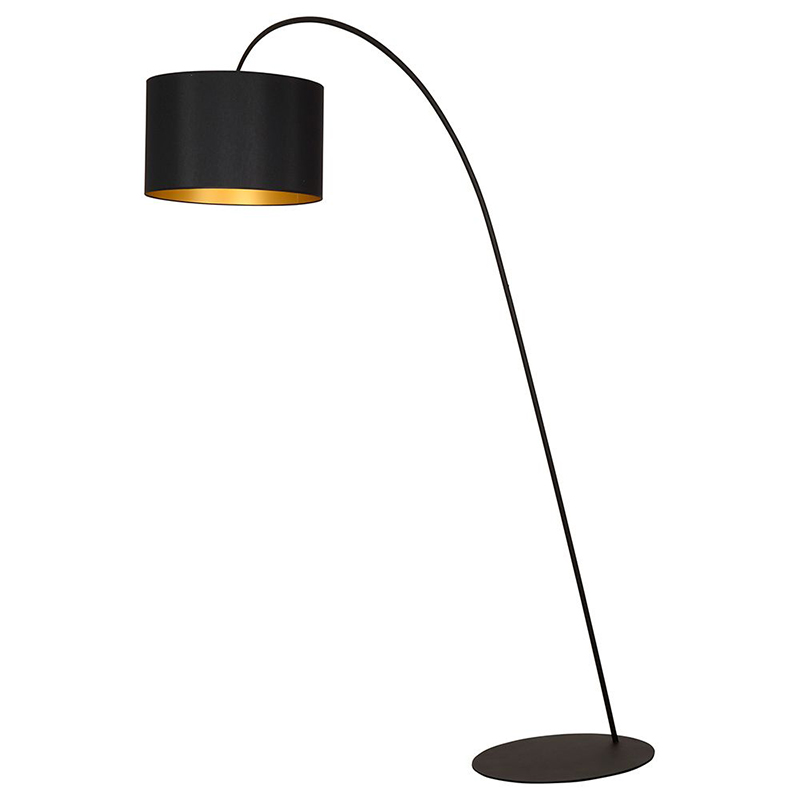 Торшер Fowler Black Черный Золотой Торшер Fowler Black Черный Золотой в Рязани | Loft Concept