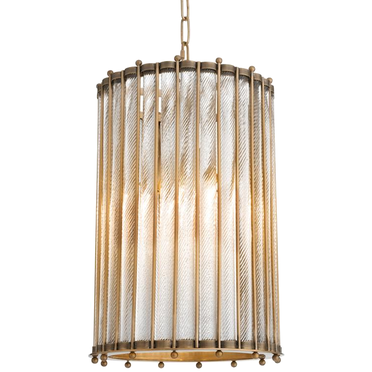 Люстра Lantern Tiziano Antique Brass Прозрачное Стекло Латунь Античная полированная Люстра Lantern Tiziano Antique Brass Прозрачное Стекло Латунь Античная полированная в Рязани | Loft Concept