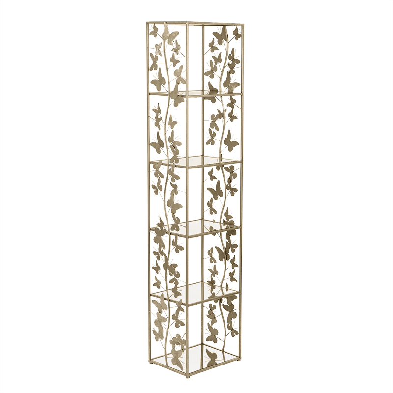 Стеллаж Gold Butterfly Золотой Стеллаж Gold Butterfly Золотой в Рязани | Loft Concept