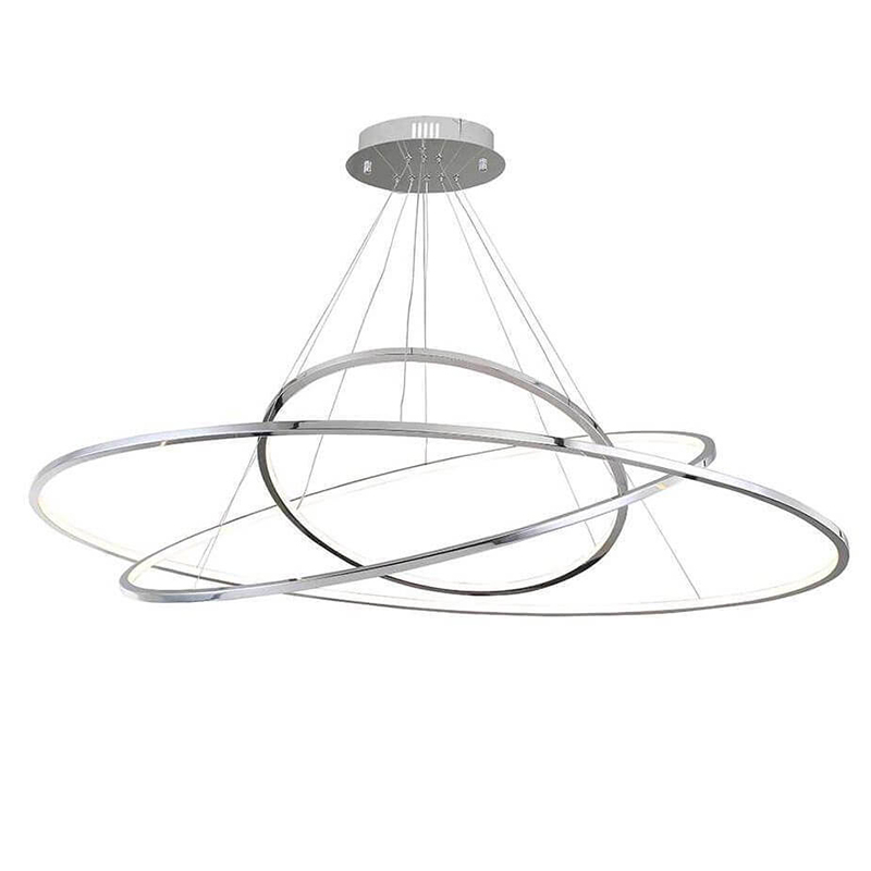 Люстра Plexus Ring Horizontal Trio Chrome Хром Люстра Plexus Ring Horizontal Trio Chrome Хром в Рязани | Loft Concept