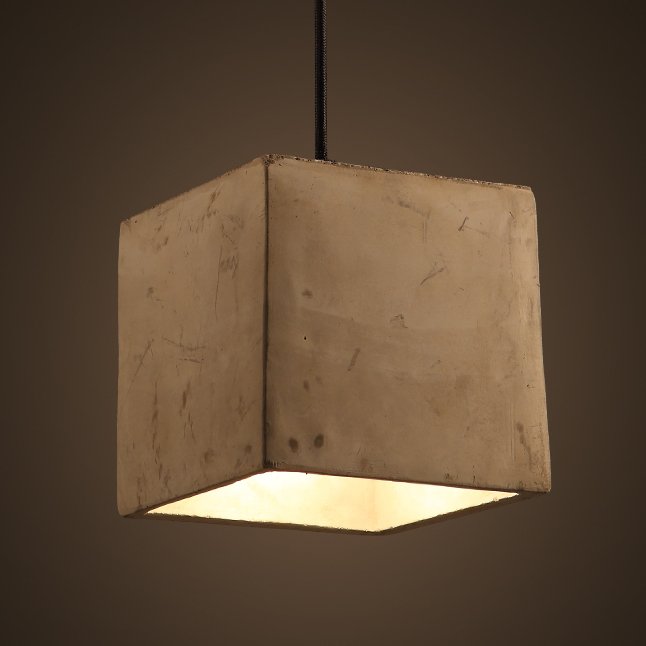 Подвесной светильник Art Concrete Cub Подвесной светильник Art Concrete Cub в Рязани | Loft Concept