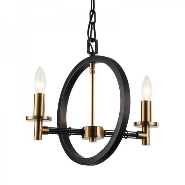 Люстра Refraktika Chandelier 2 Черный Латунь Люстра Refraktika Chandelier 2 Черный Латунь в Рязани | Loft Concept