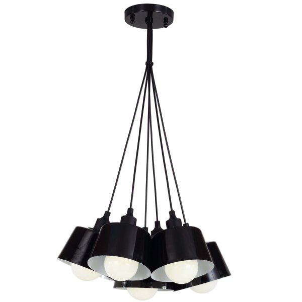 Люстра Compact Pendant Black Черный Люстра Compact Pendant Black Черный в Рязани | Loft Concept