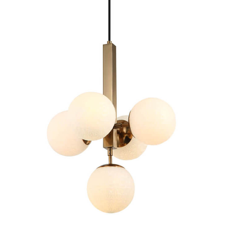 Люстра Perforated Glass Bubbles bronze 5 Бронза Бежевый Люстра Perforated Glass Bubbles bronze 5 Бронза Бежевый в Рязани | Loft Concept