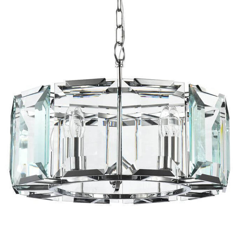 Люстра Lari Harlow Crystal Round Chandelier chrome 5 Хром Люстра Lari Harlow Crystal Round Chandelier chrome 5 Хром в Рязани | Loft Concept