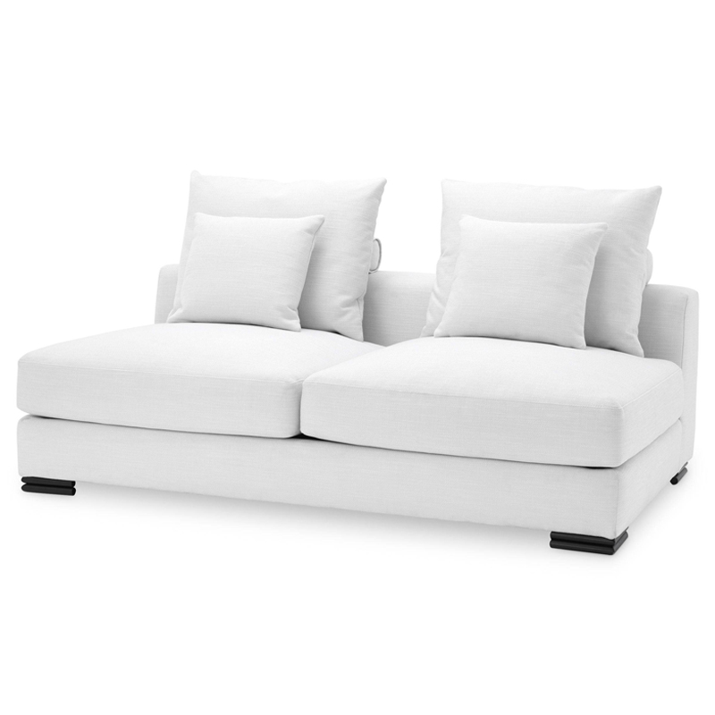 Диван Eichholtz Sofa Clifford 2-Seater white Белый Черный Диван Eichholtz Sofa Clifford 2-Seater white Белый Черный в Рязани | Loft Concept