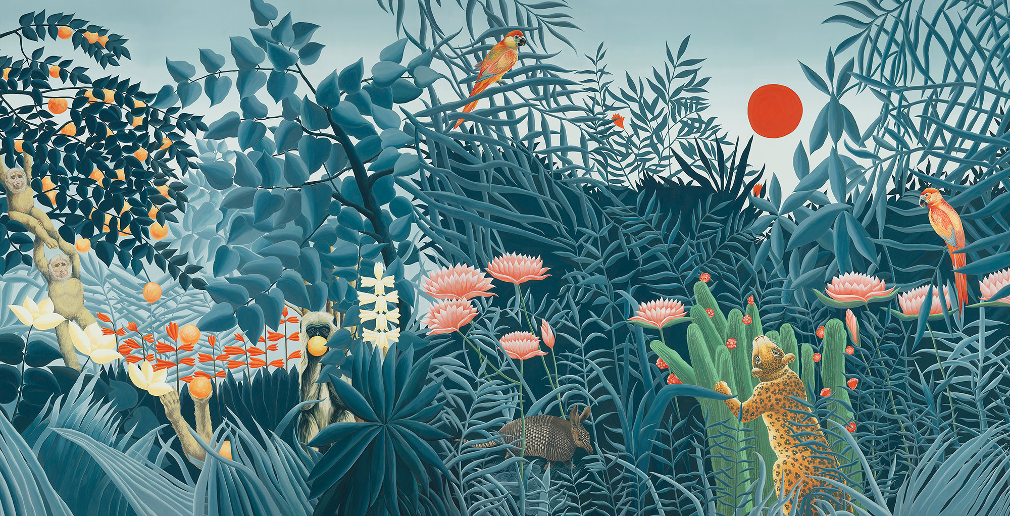 Обои ручная роспись Rousseau Rousseau on scenic paper Обои ручная роспись Rousseau Rousseau on scenic paper - постер Loft-Concept в Рязани