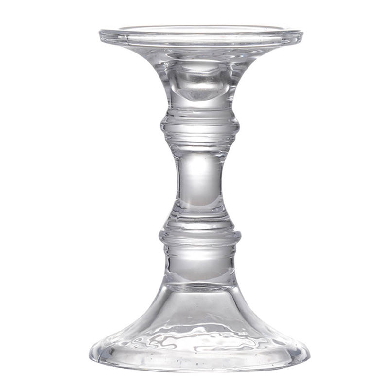 Подсвечник Jonas Candlestick 18 Прозрачное Стекло в Рязани | Loft Concept 