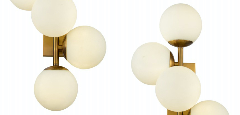 Бра White Balls Sconces Бра White Balls Sconces - Loft-Concept в Рязани