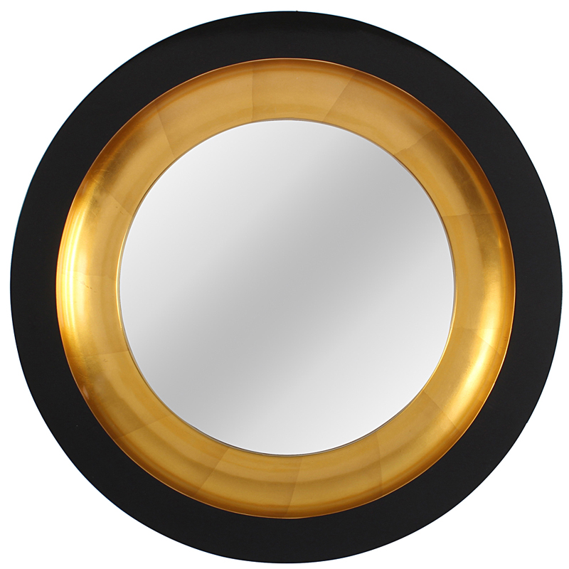 Зеркало Black and Gold Circle Mirror Зеркало Black and Gold Circle Mirror в Рязани | Loft Concept