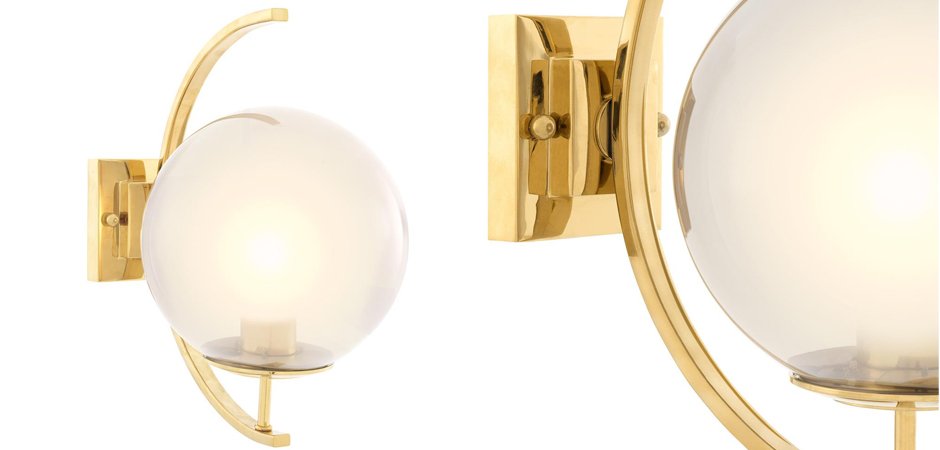 Бра Eichholtz Wall Lamp Cascade Gold Бра Eichholtz Wall Lamp Cascade Gold - Loft-Concept в Рязани