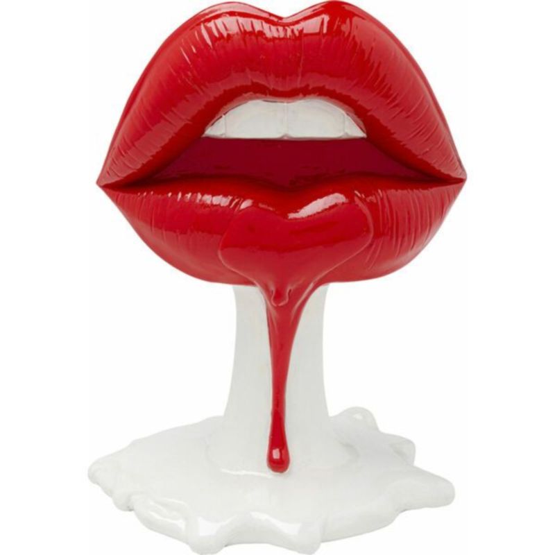 Статуэтка красная Sweet lips Белый Красный Статуэтка красная Sweet lips Белый Красный в Рязани | Loft Concept
