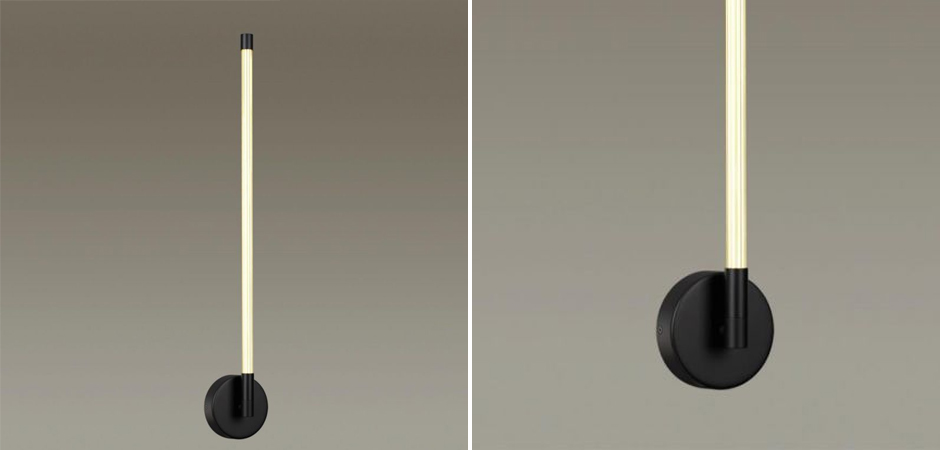 Черное Бра Trumpet tube светодиодное Черное Бра Trumpet tube светодиодное - Loft-Concept в Рязани
