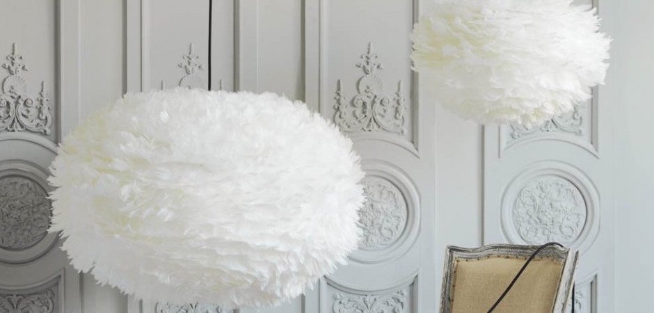 Люстра из перьев Plumage White Люстра из перьев Plumage White - Loft-Concept в Рязани