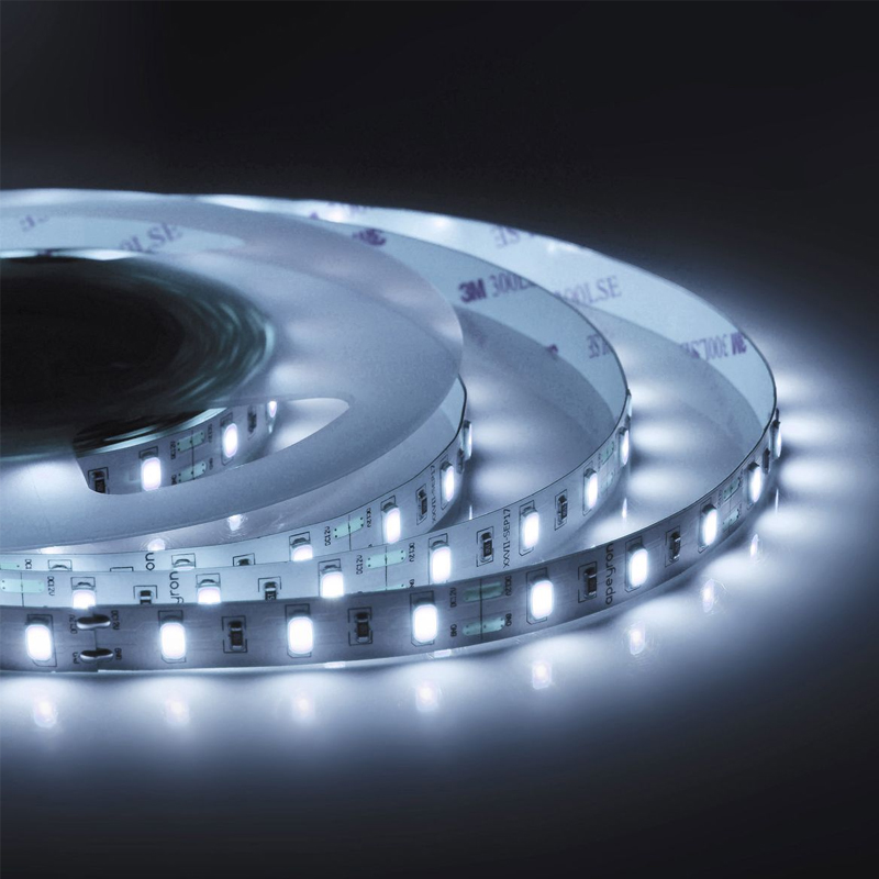 Светодиодная лента 9,6W/m 60LED/m 5630SMD холодный белый 3M Белый Светодиодная лента 9,6W/m 60LED/m 5630SMD холодный белый 3M Белый в Рязани | Loft Concept
