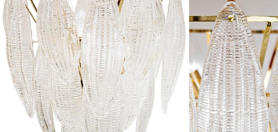 Textured glass Chandelier Textured glass Chandelier - Loft-Concept в Рязани