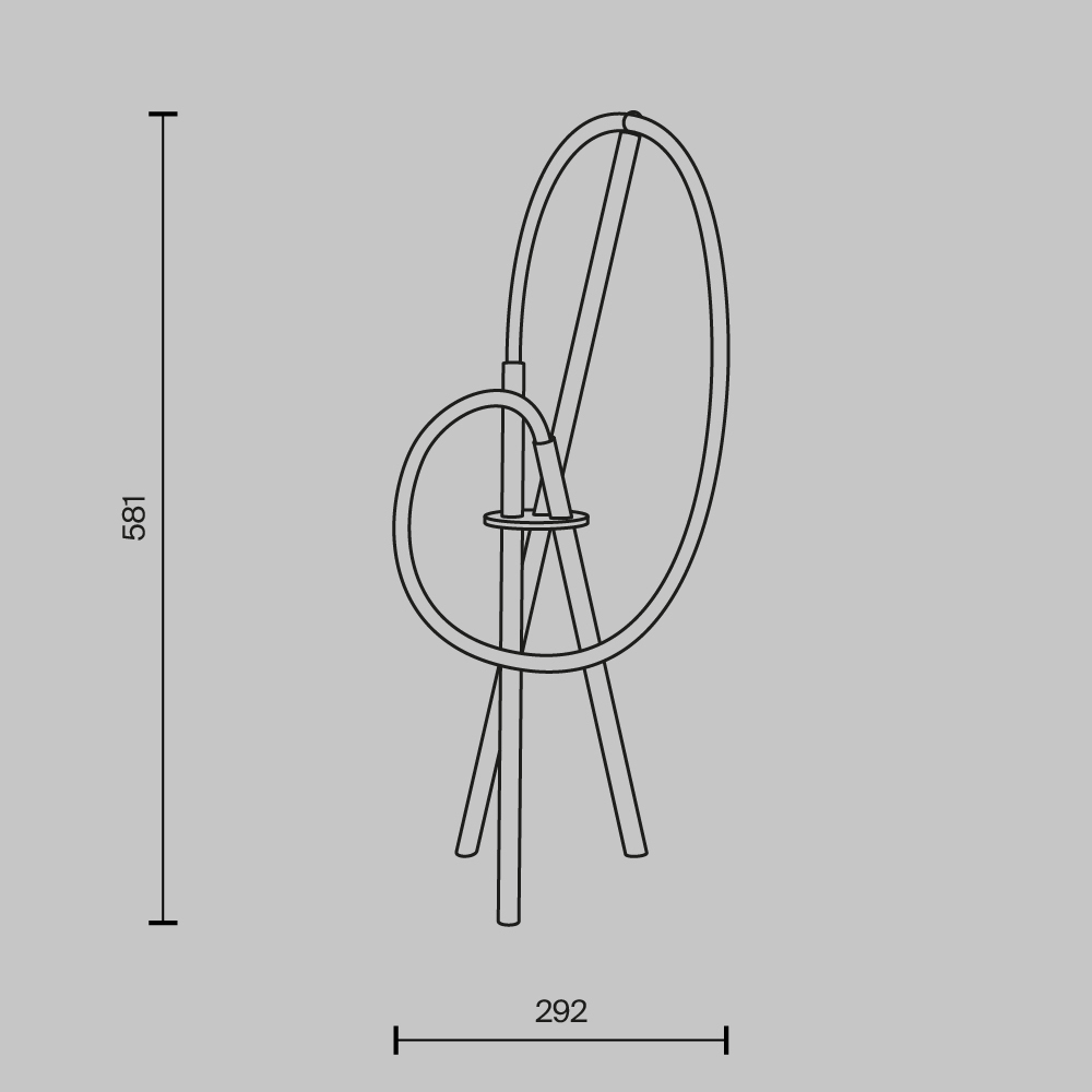Настольный светильник Crochet Brass 3000К 15Вт в Рязани