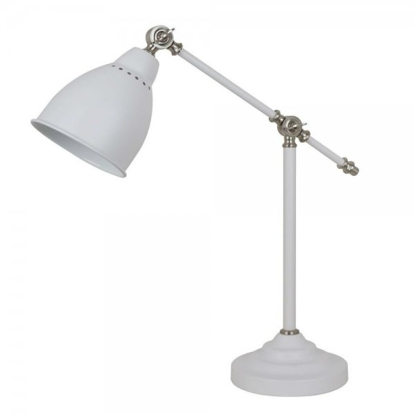Настольная лампа Holder Table Lamp White Белый Настольная лампа Holder Table Lamp White Белый в Рязани | Loft Concept