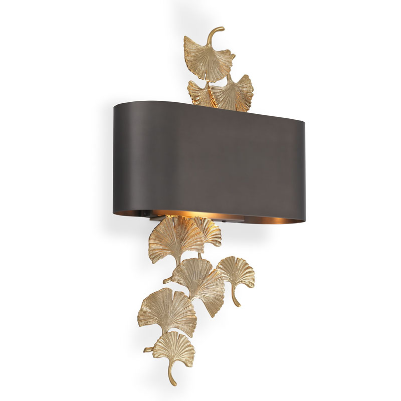 Бра Eichholtz WALL LAMP REGINA Черный Золотой Бра Eichholtz WALL LAMP REGINA Черный Золотой в Рязани | Loft Concept