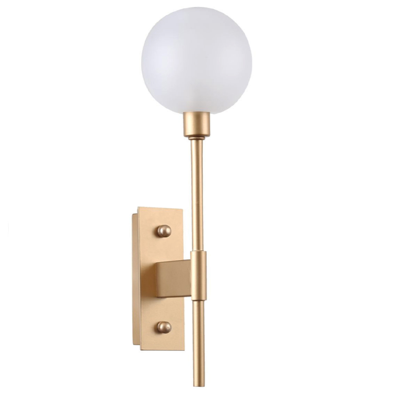 Бра Berries Chandelier White матовое золото Прозрачный белый Бра Berries Chandelier White матовое золото Прозрачный белый в Рязани | Loft Concept
