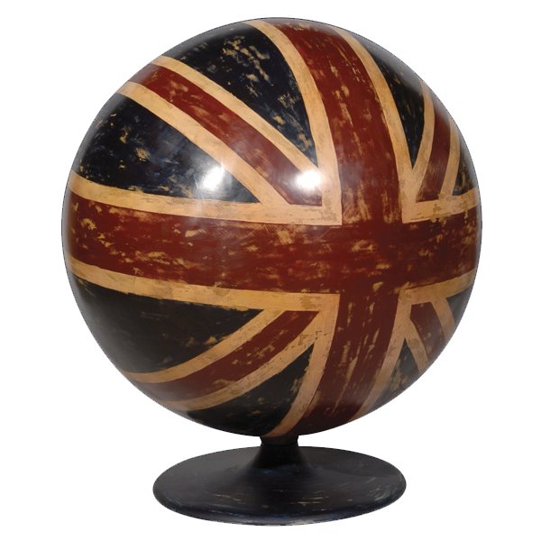 Кресло шар Pod Chair Union Jack & Brown Leather Коричневый винтаж Кресло шар Pod Chair Union Jack & Brown Leather Коричневый винтаж в Рязани | Loft Concept