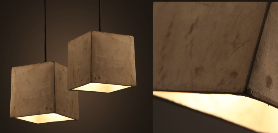 Подвесной светильник Art Concrete Cub Подвесной светильник Art Concrete Cub - Loft-Concept в Рязани