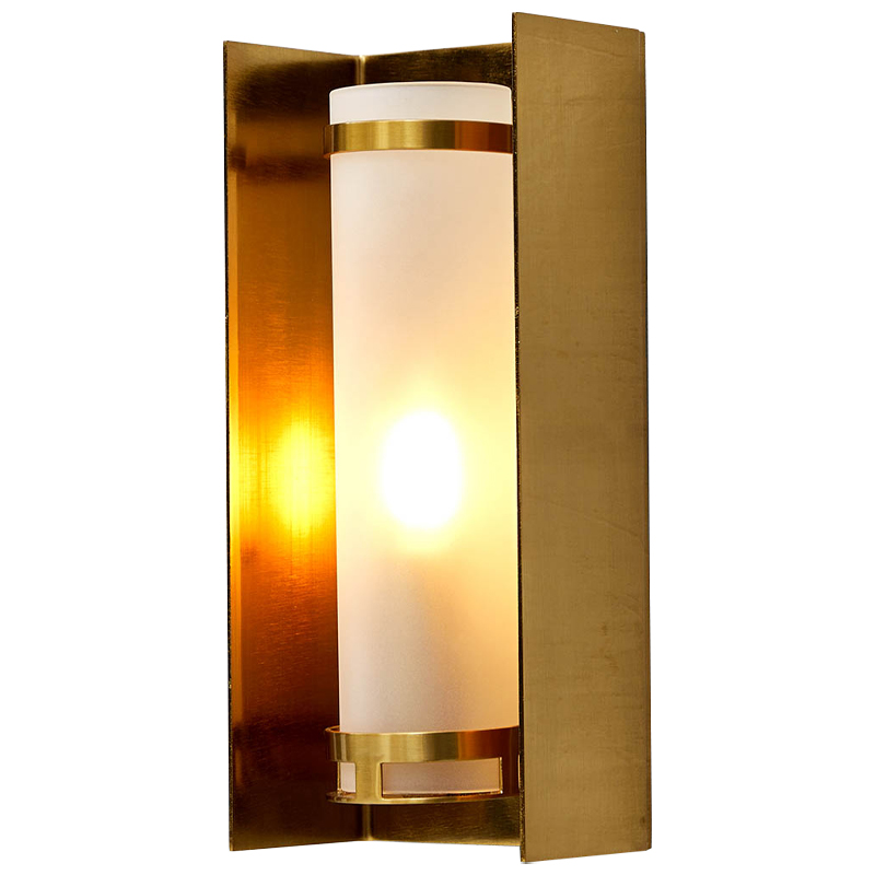 Бра Regin Wall Lamp Матовое Стекло Золотой Белое матовое стекло Бра Regin Wall Lamp Матовое Стекло Золотой Белое матовое стекло в Рязани | Loft Concept