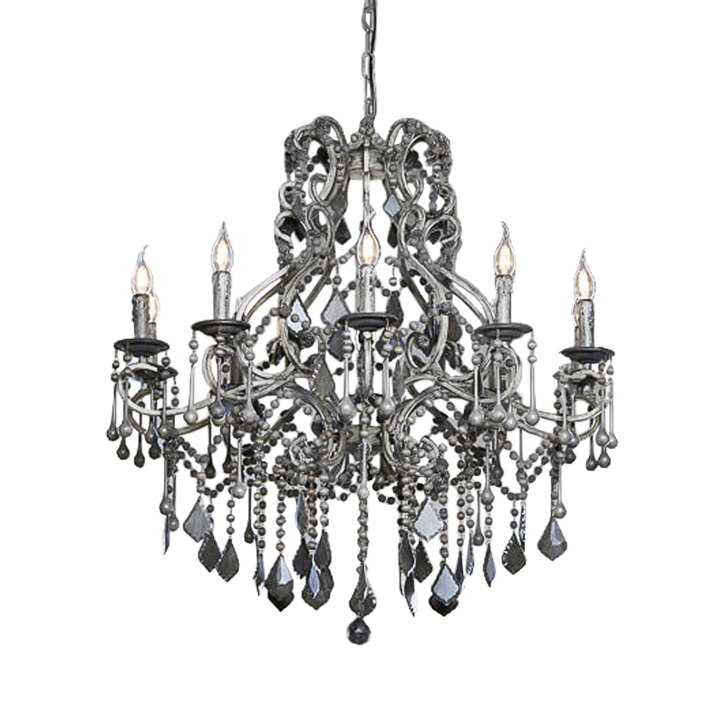 Люстра Breuillet Chandeliers Черный Бежево-серый Люстра Breuillet Chandeliers Черный Бежево-серый в Рязани | Loft Concept