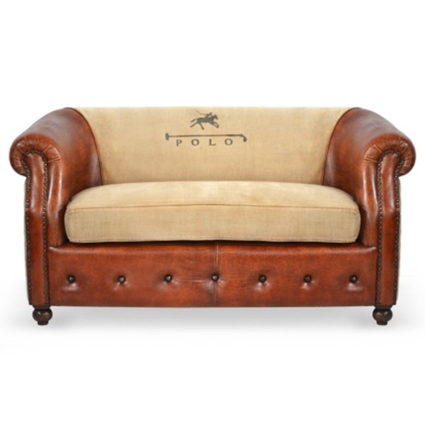 Диван POLO brown leather Диван POLO brown leather в Рязани | Loft Concept