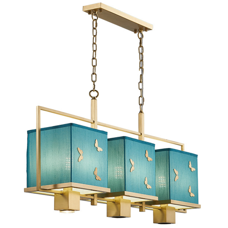 Люстра с бабочками Butterflies Blue Background Chandelier Латунь Бирюзовый Люстра с бабочками Butterflies Blue Background Chandelier Латунь Бирюзовый в Рязани | Loft Concept