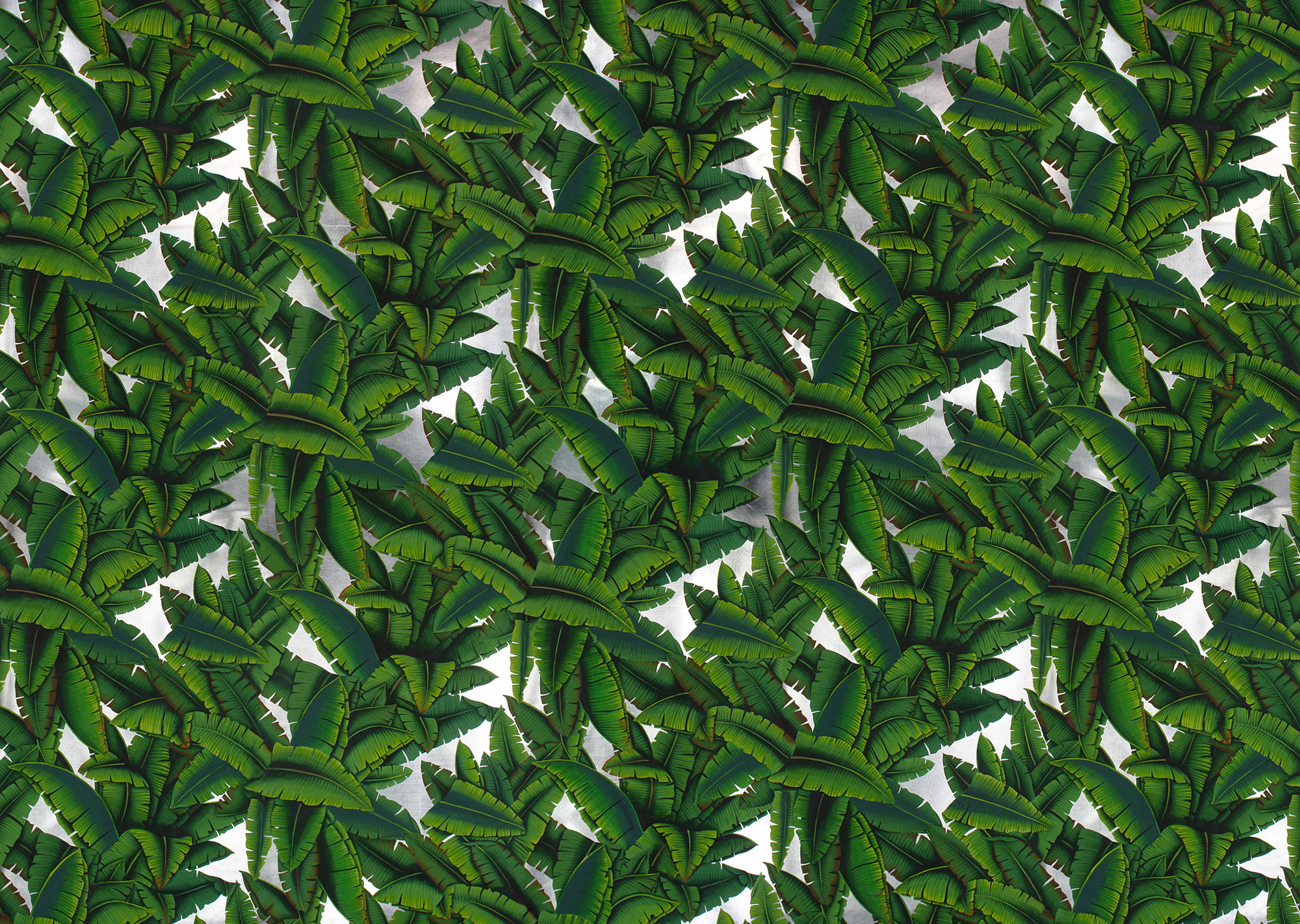 Обои ручная роспись Palms Gaugin on Ocean Silver gilded paper Обои ручная роспись Palms Gaugin on Ocean Silver gilded paper - постер Loft-Concept в Рязани