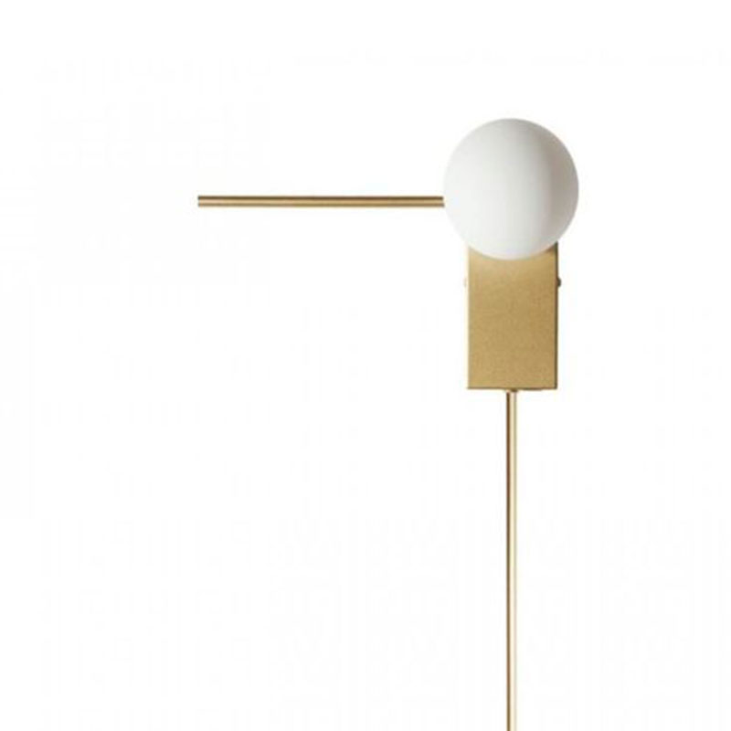 Бра Direct Rays Gold 85 см Белый Золотой Бра Direct Rays Gold 85 см Белый Золотой в Рязани | Loft Concept