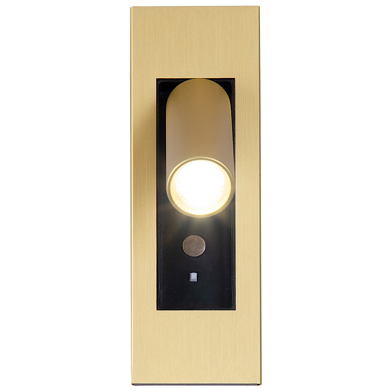Бра Gold Techno-Led Chelsom Limited Золотой Прозрачный в Рязани | Loft Concept 