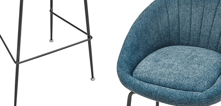 Барный стул Alberto Bar Stool Blue Барный стул Alberto Bar Stool Blue - Loft-Concept в Рязани