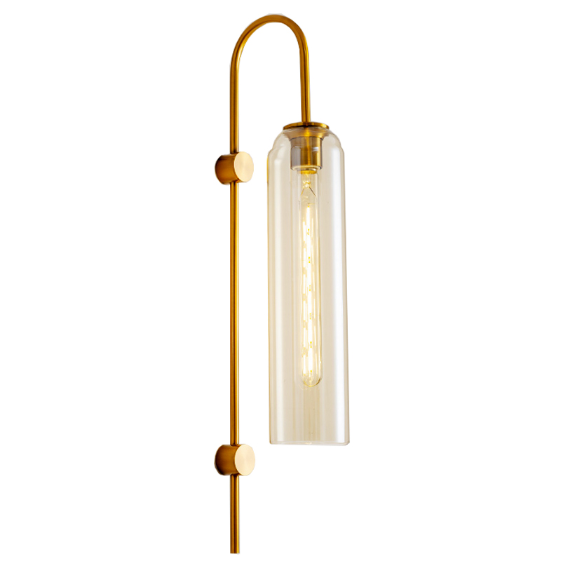 Бра ARTICOLO float Wall Sconce Transparent Глянцевое золото Прозрачный Бра ARTICOLO float Wall Sconce Transparent Глянцевое золото Прозрачный в Рязани | Loft Concept