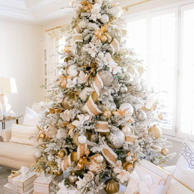 Дизайнерская Елка Премиум с Золотым Декором Christmas Tree Golden Tale Кремовый Белый Золотой Дизайнерская Елка Премиум с Золотым Декором Christmas Tree Golden Tale Кремовый Белый Золотой в Рязани | Loft Concept