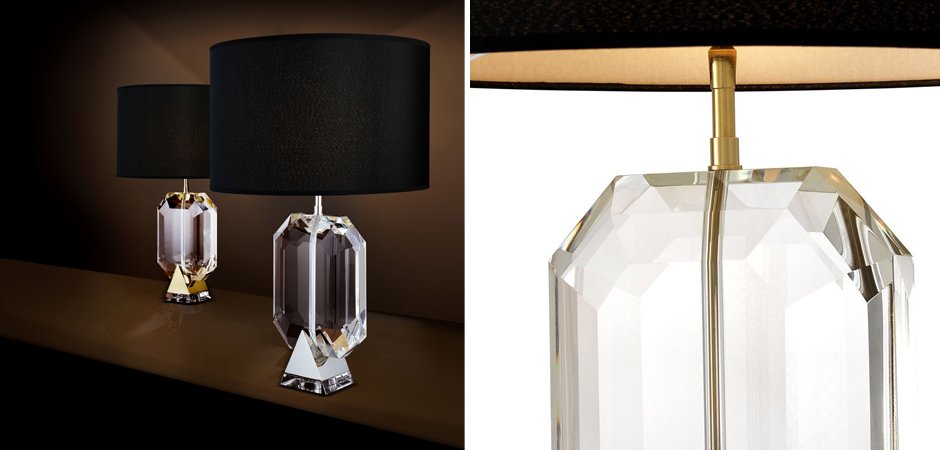 Настольная лампа Eichholtz Table Lamp Emerald Gold & Black Настольная лампа Eichholtz Table Lamp Emerald Gold & Black - Loft-Concept в Рязани