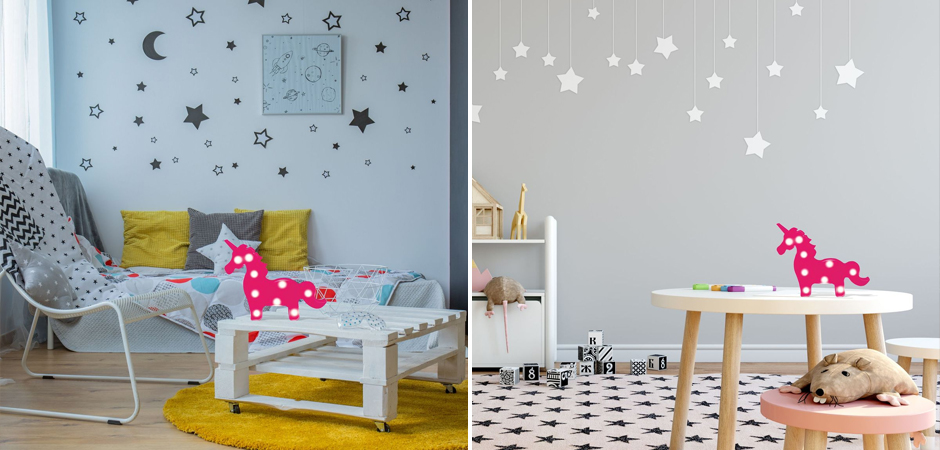Детский ночник Розовый единорог Детский ночник Розовый единорог - Loft-Concept в Рязани