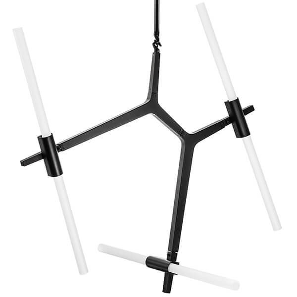 Люстра Агнес Chandelier Black 6 Белый Черный Люстра Агнес Chandelier Black 6 Белый Черный в Рязани | Loft Concept