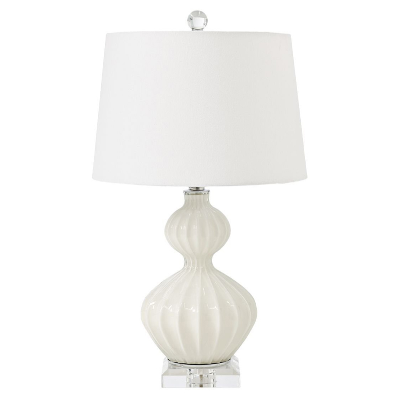 Настольная лампа Loraine White Table lamp Белый Настольная лампа Loraine White Table lamp Белый в Рязани | Loft Concept