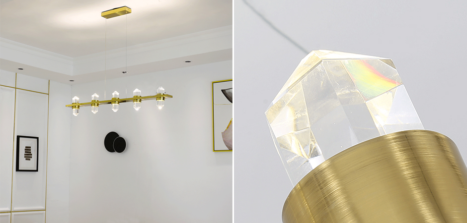 Люстра large Crystals Line Brass Люстра large Crystals Line Brass - Loft-Concept в Рязани