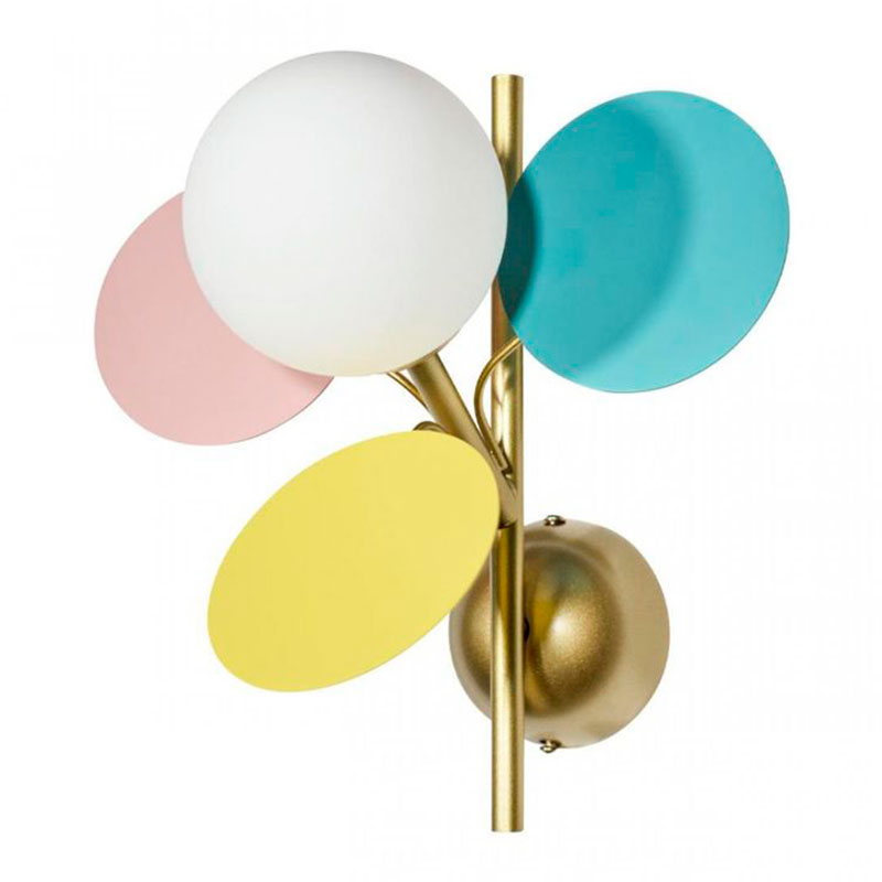 Бра MATISSE sconce One multicolor Мульти Золотой Белый Бра MATISSE sconce One multicolor Мульти Золотой Белый в Рязани | Loft Concept