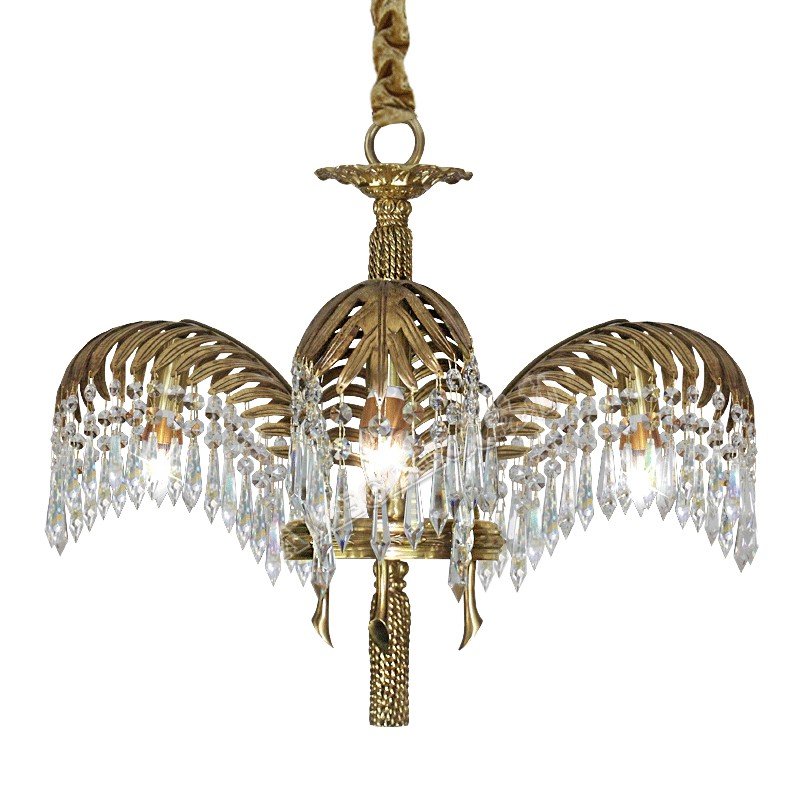 Люстра CHANDELIER HILDEBRANDT S Латунь Прозрачное Стекло Люстра CHANDELIER HILDEBRANDT S Латунь Прозрачное Стекло в Рязани | Loft Concept